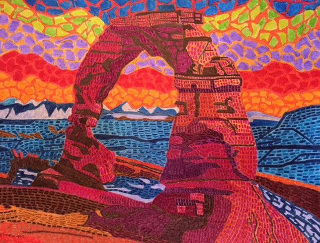 Delicate Arch in Early Spring